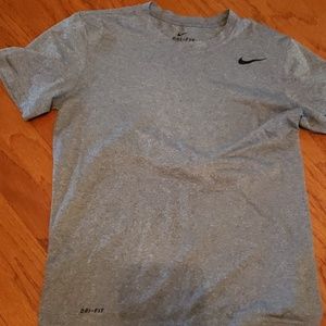 Mens small Nike dri-fit grey T-shirt